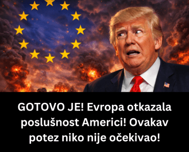 GOTOVO JE! Evropa otkazala poslušnost Americi! Ovakav potez niko nije očekivao! GOTOVO JE! Evropa otkazala poslušnost Americi! Ovakav potez niko nije očekivao!