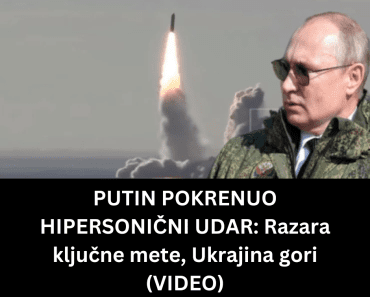 PUTIN POKRENUO HIPERSONIČNI UDAR: Razara ključne mete, Ukrajina gori (VIDEO)