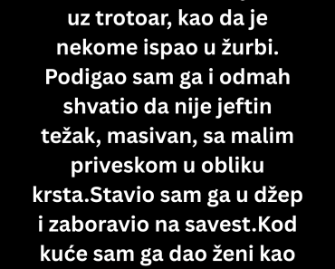 Mislio sam da sam imao sreće dok nisam video objavu na internetu
