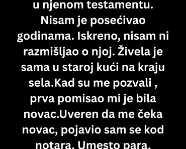 Mislio sam da me čeka bogato nasledstvo ono što sam našao slomilo me je