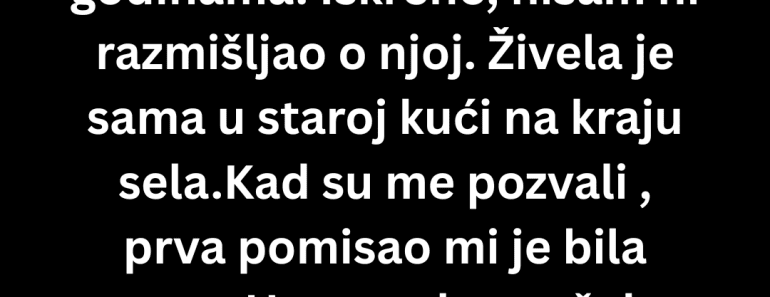 Mislio sam da me čeka bogato nasledstvo ono što sam našao slomilo me je