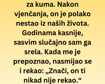Moj muž je izabrao svog prijatelja iz djetinjstva ali onda …