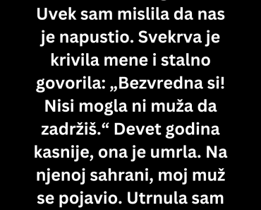 Moj muž je nestao ali kada se vratio posle 9 godina usledio je šok….