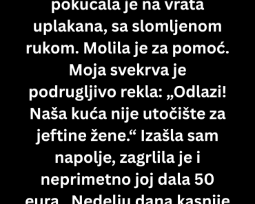 Trudna komšinica je molila za pomoć, svekrva je oterala istina o toj ženi nas je šokirala Trudna komšinica je molila za pomoć, svekrva je oterala istina o toj ženi nas je šokirala