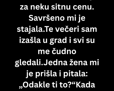 SVI SU ME GLEDALI U GRADU… a onda mi je žena rekla ISTINU koja me sledila!