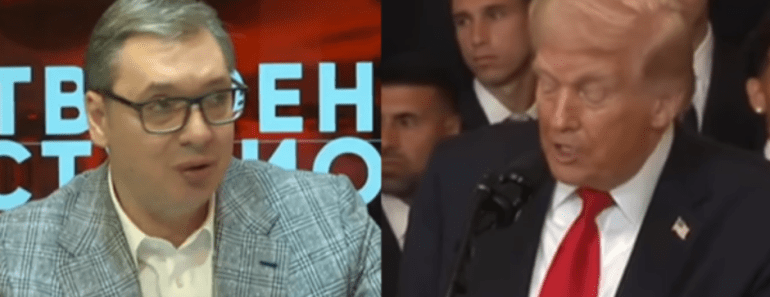 “TO NISMO OČEKIVALI OD TRAMPA” Vučić izneo ozbiljne kritike