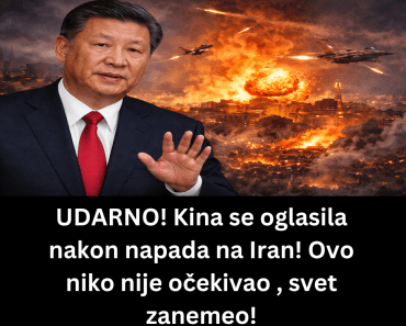 UDARNO! Kina se oglasila nakon napada na Iran! Ovo niko nije očekivao , svet zanemeo!