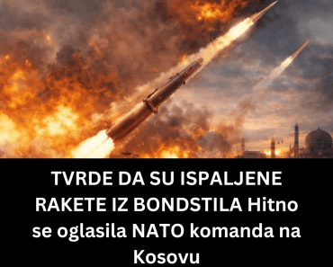 TVRDE DA SU ISPALJENE RAKETE IZ BONDSTILA Hitno se oglasila NATO komanda na Kosovu