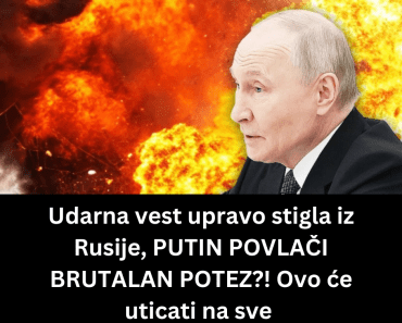 Udarna vest upravo stigla iz Rusije, PUTIN POVLAČI BRUTALAN POTEZ?! Ovo će uticati na sve