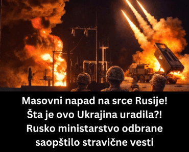 Masovni napad na srce Rusije! Šta je ovo Ukrajina uradila?! Rusko ministarstvo odbrane saopštilo stravične vesti