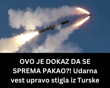 OVO JE DOKAZ DA SE SPREMA PAKAO?! Udarna vest upravo stigla iz Turske
