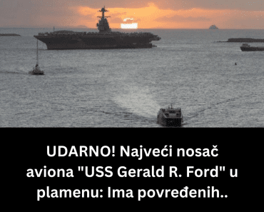 UDARNO! Najveći nosač aviona “USS Gerald R. Ford” u plamenu: Ima povređenih