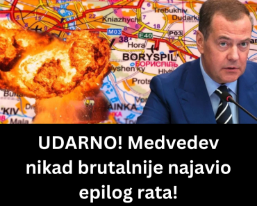 UDARNO! Medvedev nikad brutalnije najavio epilog rata!