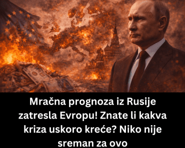 Mračna prognoza iz Rusije zatresla Evropu! Znate li kakva kriza uskoro kreće? Niko nije sreman za ovo