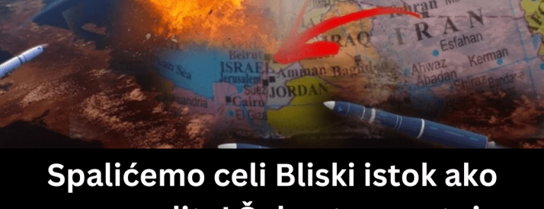Spalićemo celi Bliski istok ako ovo uradite! Šokantna pretnja Centralnog štaba iranske vojske