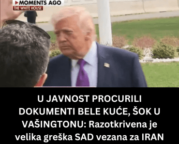 U JAVNOST PROCURILI DOKUMENTI BELE KUĆE, ŠOK U VAŠINGTONU: Razotkrivena je velika greška SAD vezana za IRAN