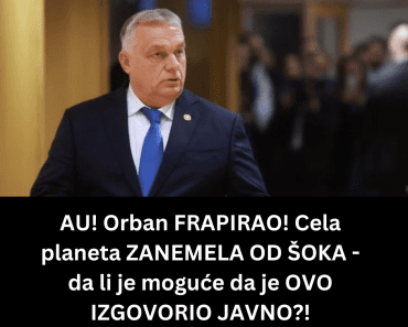 AU! Orban razvezao, pa FRAPIRAO! Cela planeta ZANEMELA OD ŠOKA – da li je moguće da je OVO IZGOVORIO JAVNO?!