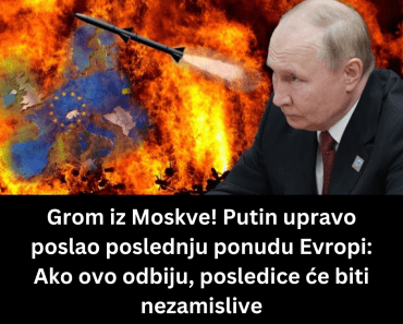 Grom iz Moskve! Putin upravo poslao poslednju ponudu Evropi: Ako ovo odbiju, posledice će biti nezamislive