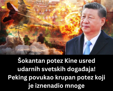 Šokantan potez Kine usred udarnih svetskih događaja! Peking povukao krupan potez