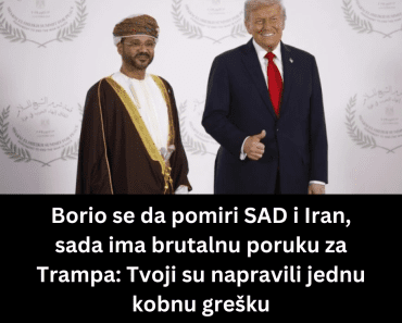 Borio se da pomiri SAD i Iran, sada ima brutalnu poruku za Trampa: Tvoji su napravili jednu kobnu grešku