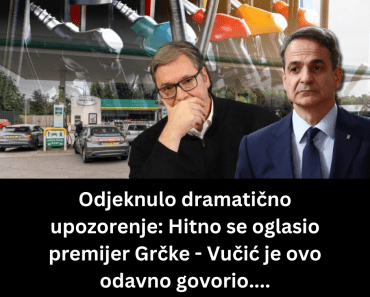 Odjeknulo dramatično upozorenje: Hitno se oglasio premijer Grčke – Vučić je ovo odavno govorio….