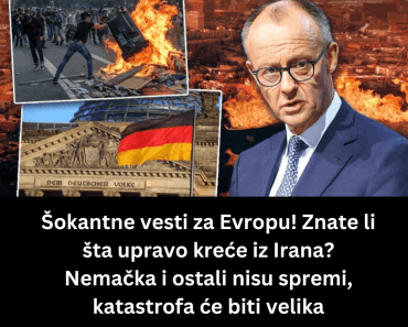 Šokantne vesti za Evropu! Znate li šta upravo kreće iz Irana? Nemačka i ostali nisu spremi, katastrofa će biti velika