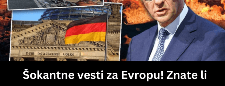 Šokantne vesti za Evropu! Znate li šta upravo kreće iz Irana? Nemačka i ostali nisu spremi, katastrofa će biti velika