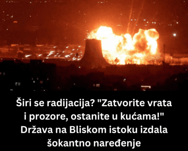 Širi se radijacija? “Zatvorite vrata i prozore, ostanite u kućama!” Država na Bliskom istoku izdala šokantno naređenje