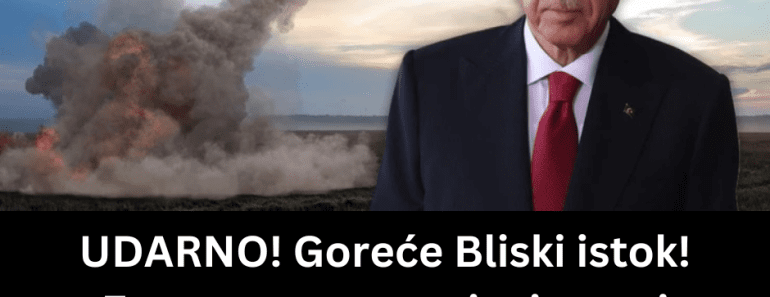 UDARNO! Goreće Bliski istok! Erogan upravo najavio novi rat: Direktna pretnja Americi i Izraelu