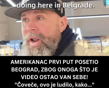 AMERIKANAC PRVI PUT POSETIO BEOGRAD, ZBOG ONOGA ŠTO JE VIDEO OSTAO VAN SEBE! “Čoveče, ovo je ludilo, kako…”