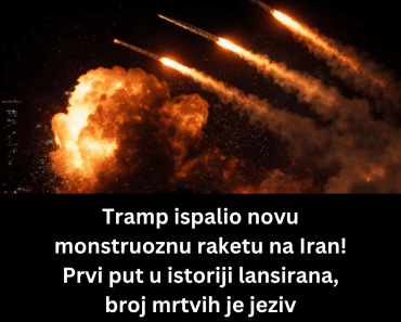 Tramp ispalio novu monstruoznu raketu na Iran! Prvi put u istoriji lansirana, broj mrtvih je jeziv Tramp ispalio novu monstruoznu raketu na Iran! Prvi put u istoriji lansirana, broj mrtvih je jeziv