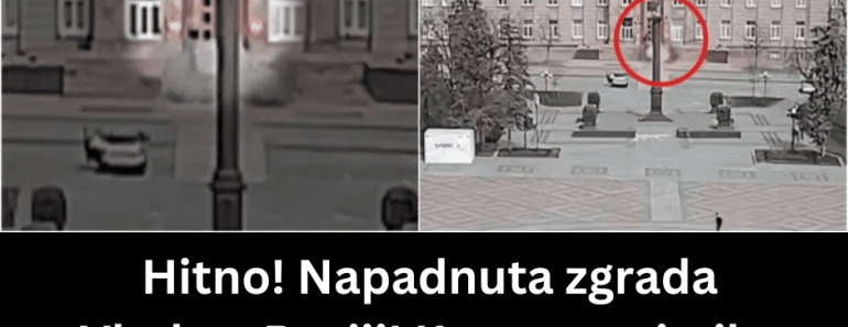 Hitno! Napadnuta zgrada Vlade u Rusiji! Kamere snimile jeziv trenutak udara, raste broj povređenih