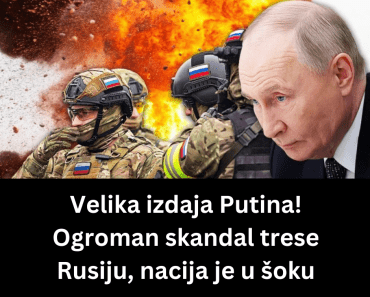 Velika izdaja Putina! Ogroman skandal trese Rusiju, nacija je u šoku