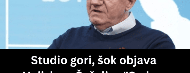 Studio gori, šok objava Vojislava Šešelja : “Sad su predsednički izbori, a Vučić….