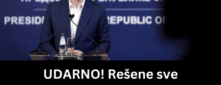 UDARNO! Rešene sve nedoumice! Evo kada će biti vanredni parlamentarni izbori