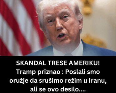 SKANDAL TRESE AMERIKU! Tramp priznao : Poslali smo oružje da srušimo režim u Iranu, ali se ovo desilo….