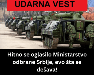 Hitno se oglasilo Ministarstvo odbrane Srbije, evo šta se dešava!