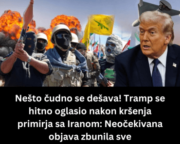 Nešto čudno se dešava! Tramp se hitno oglasio nakon kršenja primirja sa Iranom: Neočekivana objava zbunila sve
