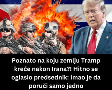 Poznato na koju zemlju Tramp kreće nakon Irana?! Hitno se oglasio predsednik: Imao je da poruči samo jedno