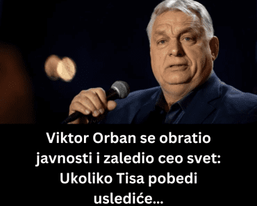 Viktor Orban se obratio javnosti i zaledio ceo svet: Ukoliko Tisa pobedi uslediće…