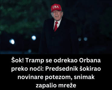 Šok! Tramp se odrekao Orbana preko noći: Predsednik šokirao novinare potezom, snimak zapalio mreže