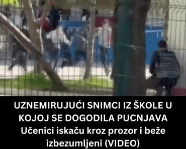 UZNEMIRUJUĆI SNIMCI IZ ŠKOLE U KOJOJ SE DOGODILA PUCNJAVA Učenici iskaču kroz prozor i beže izbezumljeni (VIDEO)