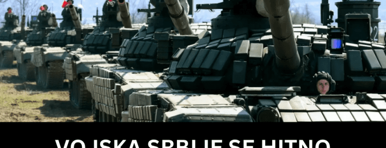 VOJSKA SRBIJE SE HITNO AKTIVIRALA Oklopne jedinice izašle u tenkovima
