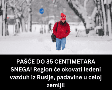 PAŠĆE DO 35 CENTIMETARA SNEGA! Region će okovati ledeni vazduh iz Rusije, padavine u celoj zemlji!