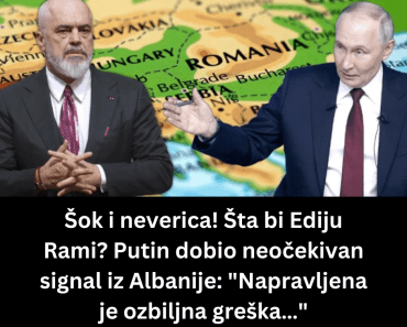 Šok i neverica! Šta bi Ediju Rami? Putin dobio neočekivan signal iz Albanije: “Napravljena je ozbiljna greška…”