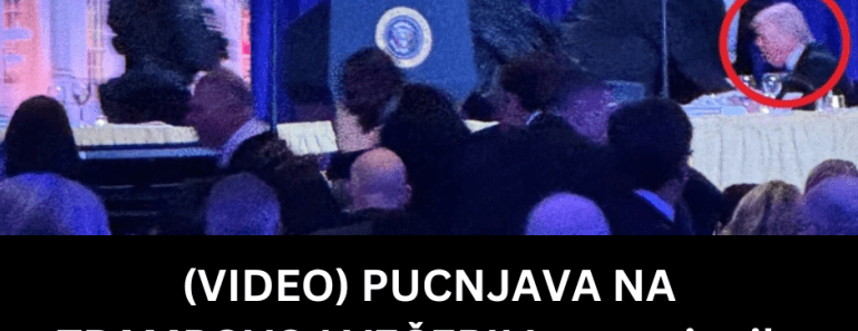 (VIDEO) PUCNJAVA NA TRAMPOVOJ VEČERI! Ima ranjenih, poznato stanje predsednika SAD – šire se jezivi snimci