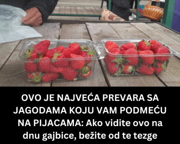 OVO JE NAJVEĆA PREVARA SA JAGODAMA KOJU VAM PODMEĆU NA PIJACAMA: Ako vidite ovo na dnu gajbice, bežite od te tezge