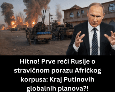 Hitno! Prve reči Rusije o stravičnom porazu Afričkog korpusa: Kraj Putinovih globalnih planova?!