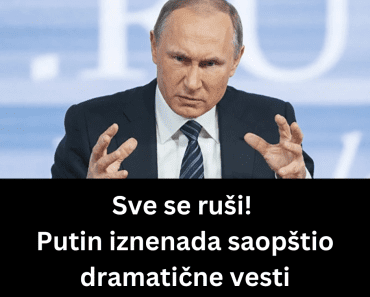 Sve se ruši! Putin iznenada saopštio dramatične vesti