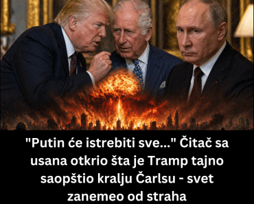 “Putin će istrebiti sve…” Čitač sa usana otkrio šta je Tramp tajno saopštio kralju Čarlsu – svet zanemeo od straha